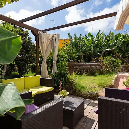 Villa Canaria Piscina Jacuzzi Jardin Santa Maria de Guia de Gran Canaria
