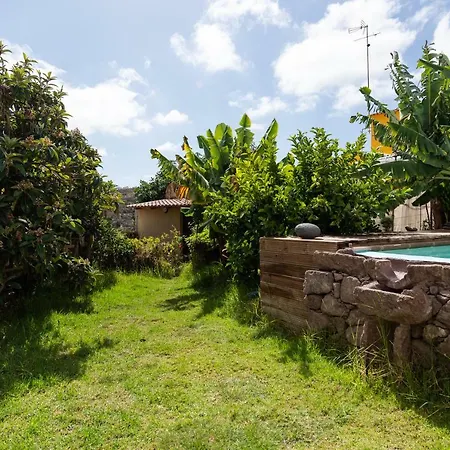 Canaria Piscina Jacuzzi Jardin ヴィラ Santa Maria de Guia de Gran Canaria